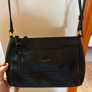 Marc Jacobs Black Leather Crossbody